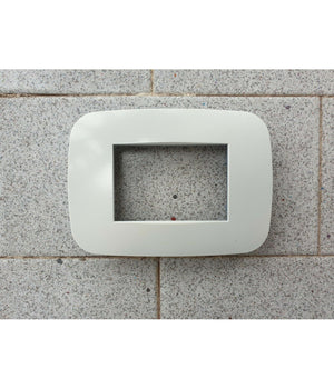 Placca Placchetta Placchette Compatibili Per Serie Axolute Bticino Colorate Fori  Grigio -3 Fori     -