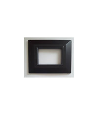 Placca Placchetta Placchette Compatibili Per Serie Axolute Bticino Colorate Sq  Nero Opaco -3 Fori     -