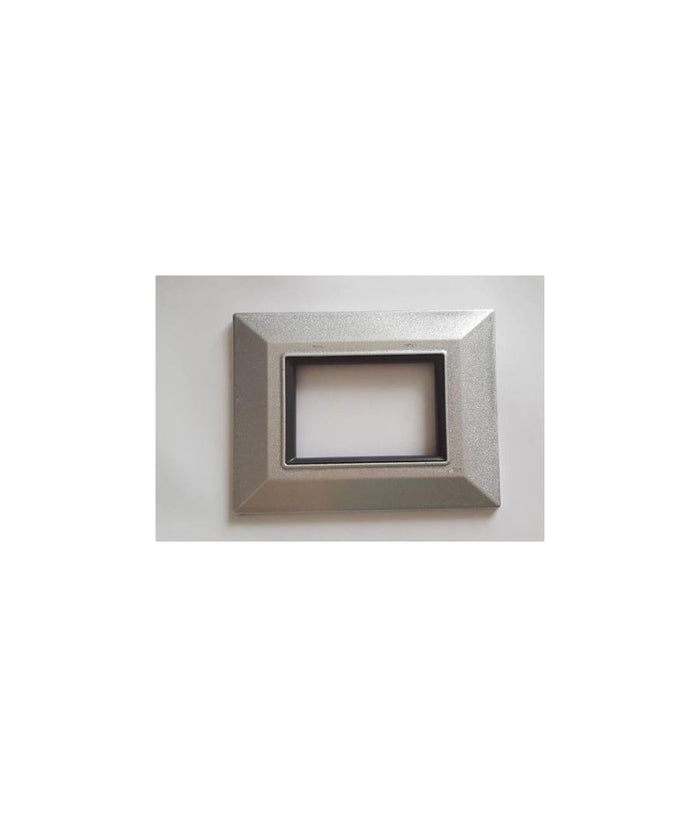 Placca Placchetta Placchette Compatibili Per Serie Axolute Bticino Colorate Sq  Grigio -4 Fori     -