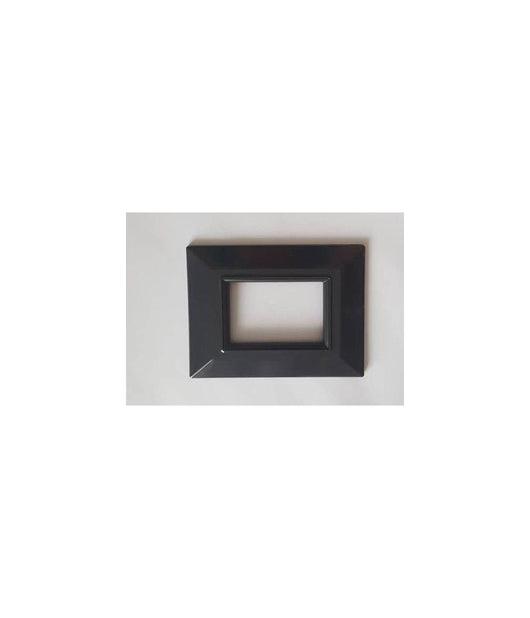 Placca Placchetta Placchette Compatibili Per Serie Axolute Bticino Colorate Sq  Grigio Scuro -3 Fori     -