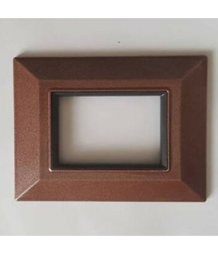 Placca Placchetta Placchette Compatibili Per Serie Axolute Bticino Colorate Sq  Rame -7 Fori     -