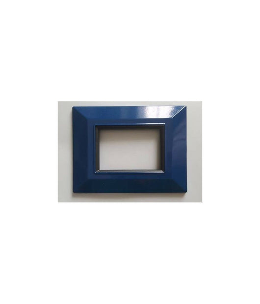 Placca Placchetta Placchette Compatibili Per Serie Axolute Bticino Colorate Sq  Blu -7 Fori     -