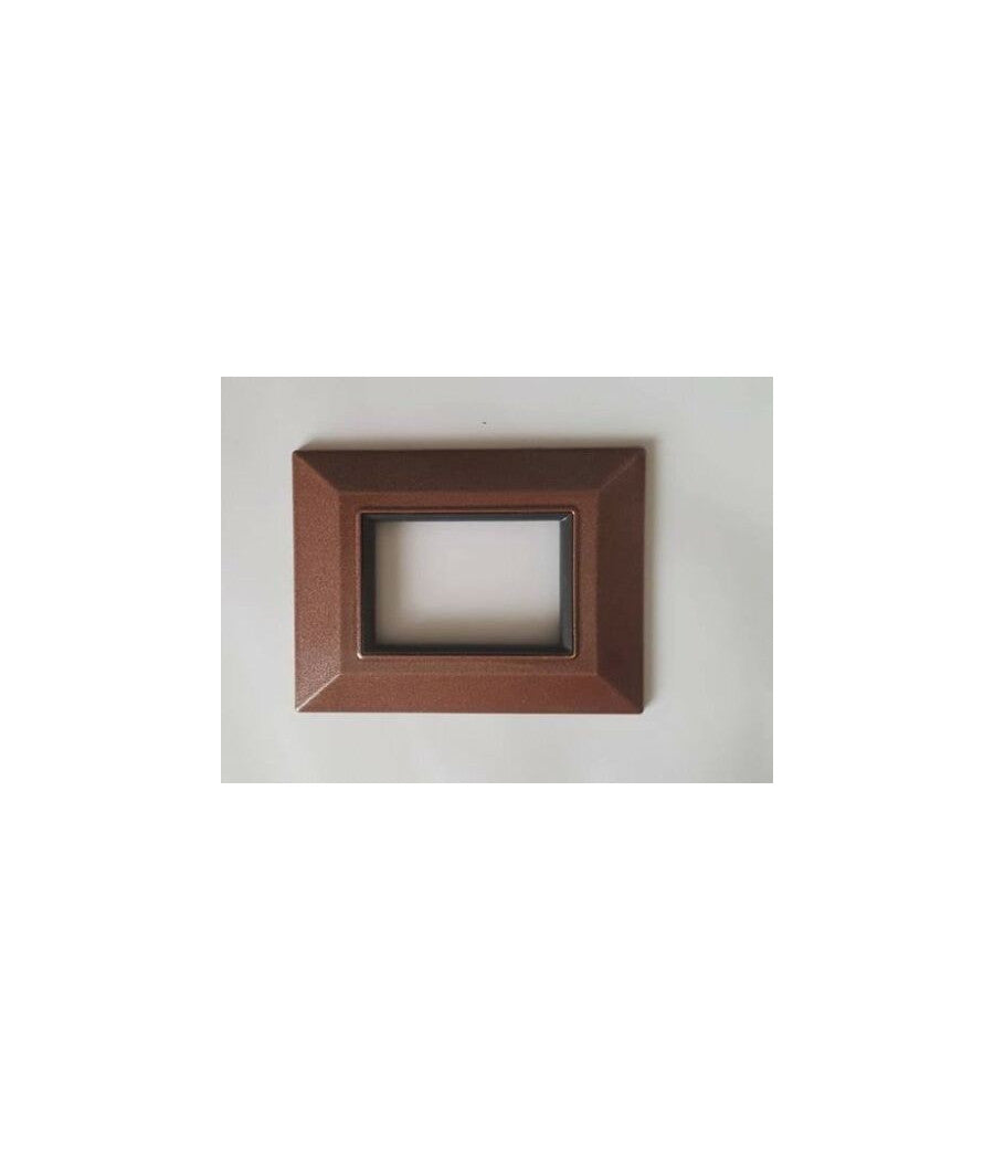 Placca Placchetta Placchette Compatibili Per Serie Axolute Bticino Colorate Sq  Marrone -3 Fori     -