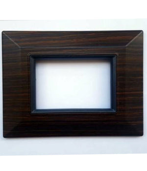 Placca Placchetta Placchette Compatibili Per Serie Axolute Bticino Colorate Sq  Legno Scuro -4 Fori     -