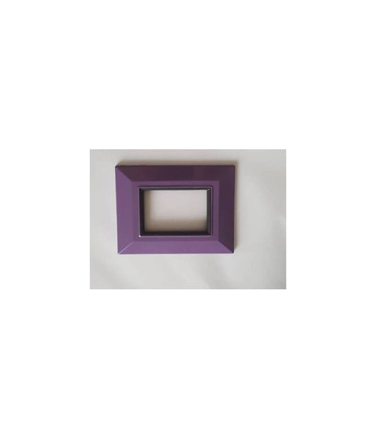 Placca Placchetta Placchette Compatibili Per Serie Axolute Bticino Colorate Sq  Viola -3 Fori     -