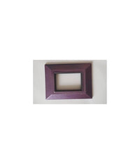 Placca Placchetta Placchette Compatibili Per Serie Axolute Bticino Colorate Sq  Viola Metallizzato -4 Fori     -