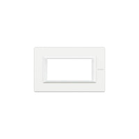 Placca Rettangolare 4 Moduli - Bianco Axolute