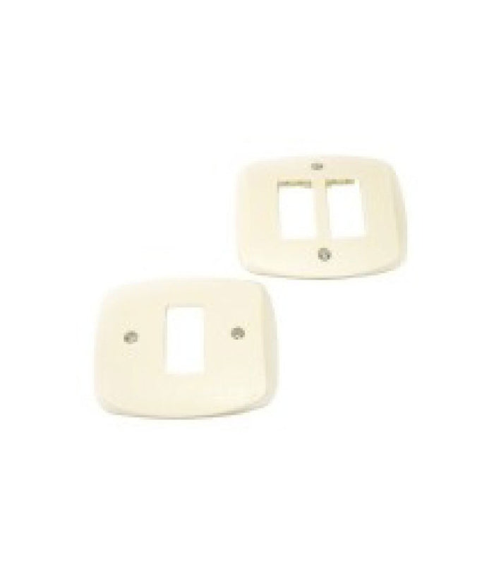 Placche In Abs Autoportanti Per Scatola Tonda Autoportante Diametro 60 / 80  Bianco -1 Foro     -