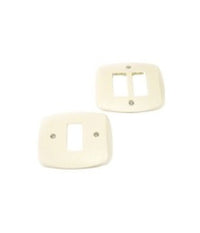 Placche In Abs Autoportanti Per Scatola Tonda Autoportante Diametro 60 / 80  Oro -2 Fori     -