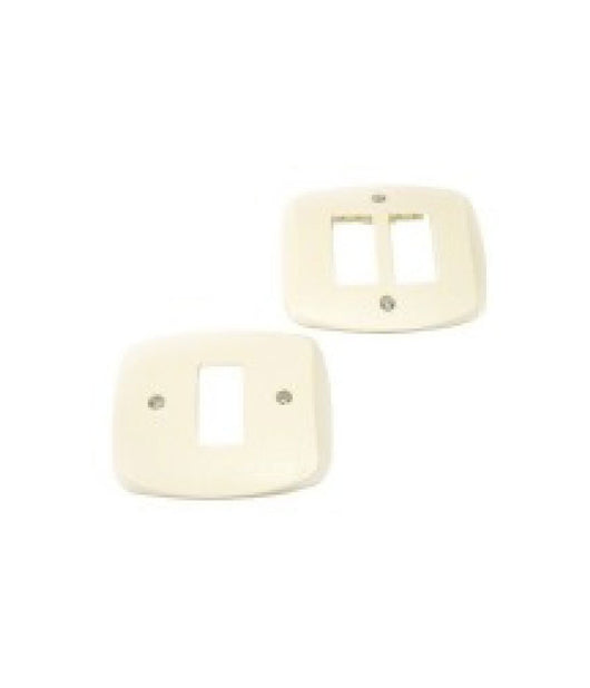 Placche In Abs Autoportanti Per Scatola Tonda Autoportante Diametro 60 / 80  Nero -1 Foro     -