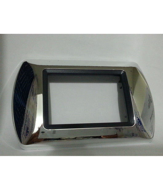 Placchette Placche In Abs Compatibili Per Master Modo Colorra Placca Copriprese  Cromo -7 Fori     -