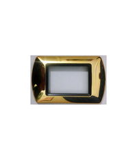 Placchette Placche In Abs Compatibili Per Master Modo Colorra Placca Copriprese  Oro -4 Fori     -
