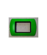 Placchette Placche In Abs Compatibili Per Serie Living International Placca  Verde Fluo -7 Fori     -