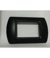 Placchette Placche In Abs Compatibili Per Serie Living International Placca  Nero -3 Fori     -