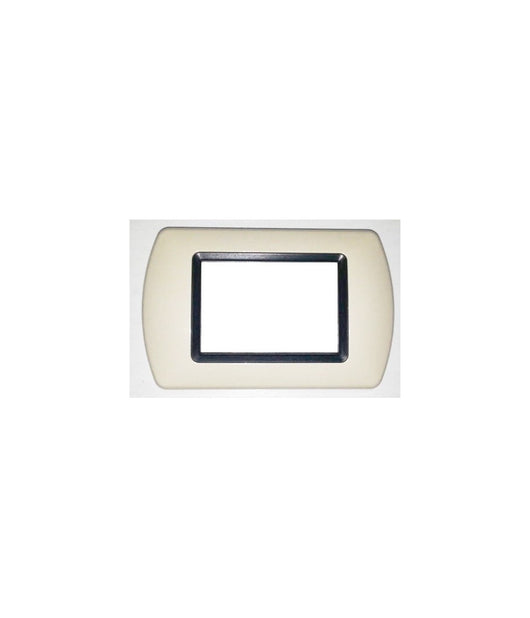 Placchette Placche In Abs Compatibili Per Serie Living International Placca  Avorio -4 Fori     -