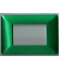 Placchette Placche In Abs Per Serie Matix Bticino Compatibile 3 4 6 Moduli Color  Verde -4 Fori     -