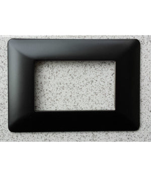 Placchette Placche In Abs Per Serie Matix Bticino Compatibile 3 4 6 Moduli Color  Nero Opaco -6 Fori     -