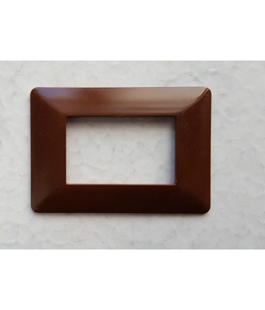 Placchette Placche In Abs Per Serie Matix Bticino Compatibile 3 4 6 Moduli Color  Marrone -6 Fori     -