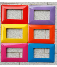 Placchette Placche In Abs Per Serie Matix Bticino Compatibile 3 4 6 Moduli Color  Rame -4 Fori     -