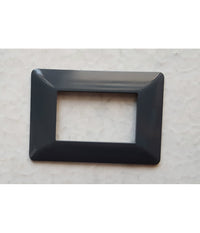 Placchette Placche In Abs Per Serie Matix Bticino Compatibile 3 4 6 Moduli Color  Nero -3 Fori     -