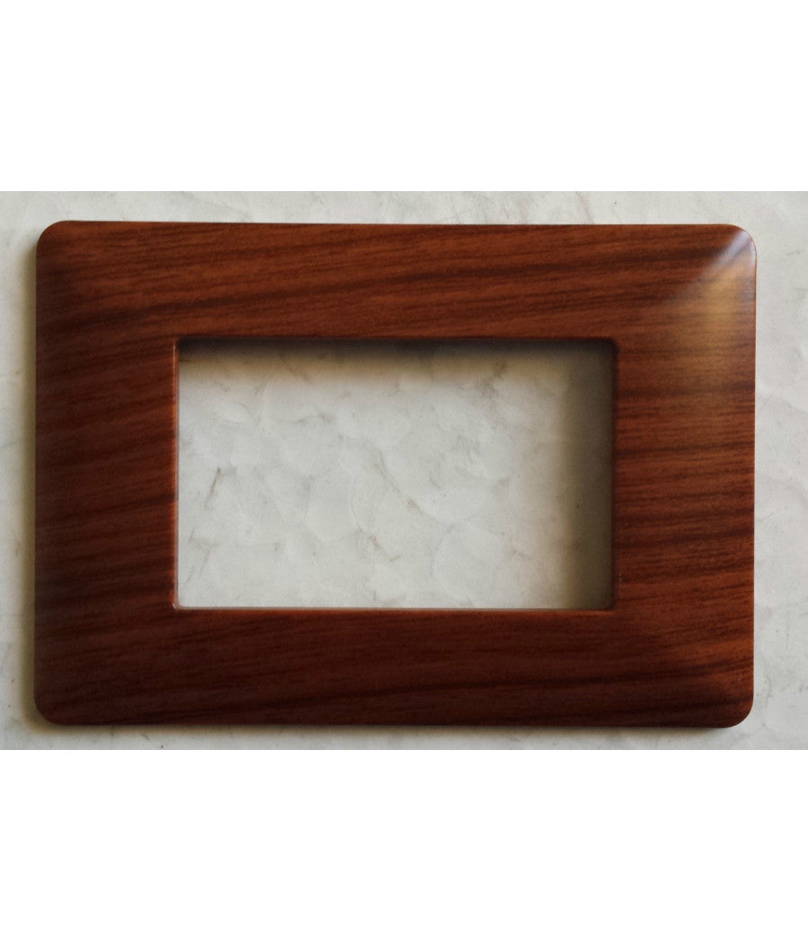 Placchette Placche In Abs Per Serie Matix Bticino Compatibile 3 4 6 Moduli Color  Legno Chiaro -4 Fori     -