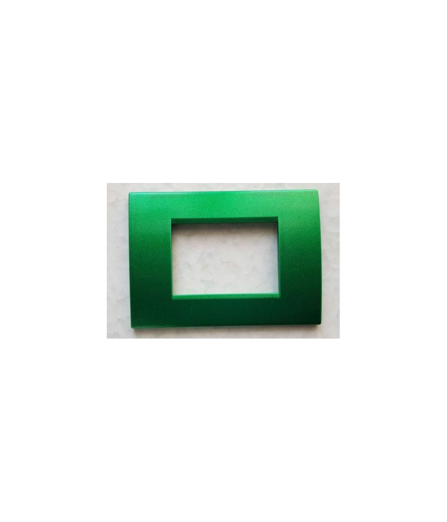 Placchette Placche In Abs Per Serie Matix Bticino Compatibile 3 4 6 Moduli Color  Verde Scuro -6 Fori     -