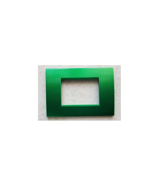 Placchette Placche In Abs Per Serie Matix Bticino Compatibile 3 4 6 Moduli Color  Verde Scuro -6 Fori     -