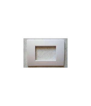 Placchette Placche In Abs Per Serie Matix Bticino Compatibile 3 4 6 Moduli Color  Bianco -6 Fori     -