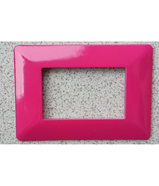 Placchette Placche In Abs Per Serie Matix Bticino Compatibile 3 4 6 Moduli Color  Fucsia -6 Fori     -