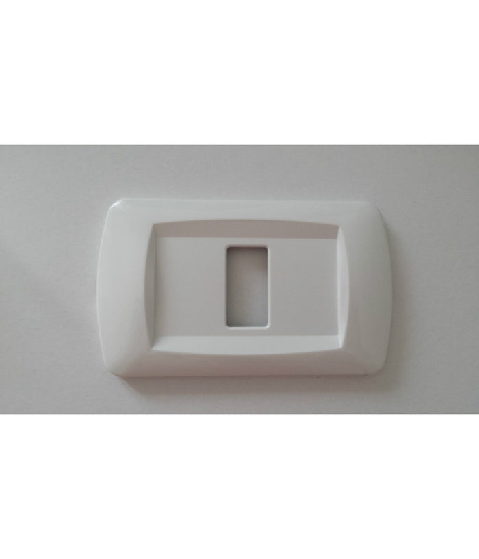 Placchette Placche In Abs Serie Magic Bticino Compatibili Placca Copriprese Fori  Bianco -3 Fori     -