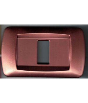 Placchette Placche In Abs Serie Magic Bticino Compatibili Placca Copriprese Fori  Rame -2 Fori     -
