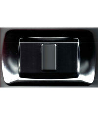Placchette Placche In Abs Serie Magic Bticino Compatibili Placca Copriprese Fori  Cromo -1 Foro     -