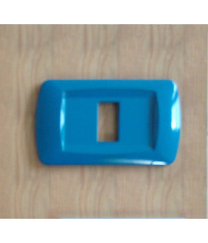 Placchette Placche In Abs Serie Magic Bticino Compatibili Placca Copriprese Fori  Turchese -4 Fori     -