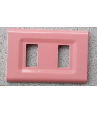 Placchette Placche In Abs Serie Magic Elite Bticino Compatibili Color Copriprese  Rosa -5 Fori     -
