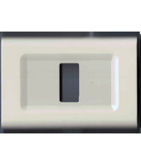 Placchette Placche In Abs Serie Magic Elite Bticino Compatibili Color Copriprese  Bianco -3 Fori     -
