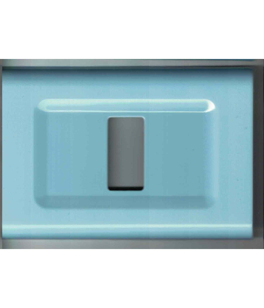 Placchette Placche In Abs Serie Magic Elite Bticino Compatibili Color Copriprese  Azzurro Polvere -1 Foro     -