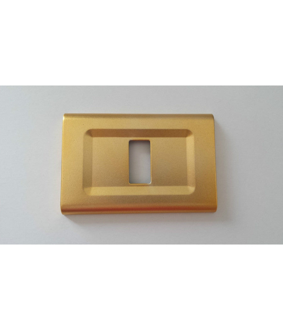 Placchette Placche In Abs Serie Magic Elite Bticino Compatibili Color Copriprese  Oro -1 Foro     -