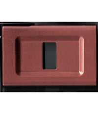 Placchette Placche In Abs Serie Magic Elite Bticino Compatibili Color Copriprese  Rame -1 Foro     -