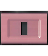 Placchette Placche In Abs Serie Magic Elite Bticino Compatibili Color Copriprese  Rosa -1 Foro     -