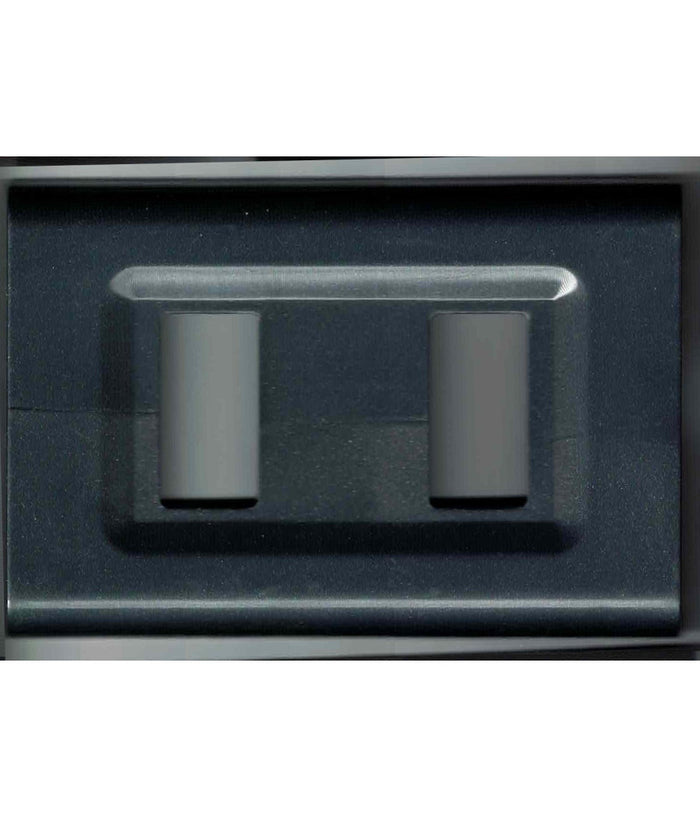 Placchette Placche In Abs Serie Magic Elite Bticino Compatibili Color Copriprese  Grigio -1 Foro     -