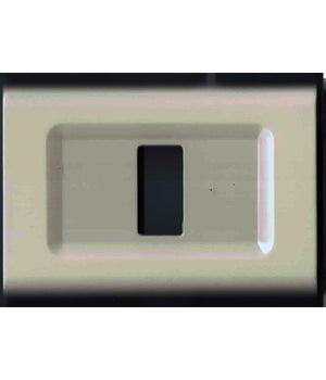 Placchette Placche In Abs Serie Magic Elite Bticino Compatibili Color Copriprese  Bianco Opaco -4 Fori     -