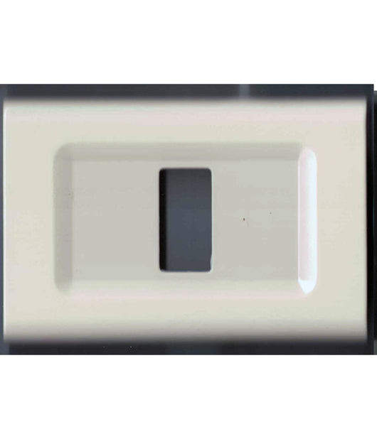 Placchette Placche In Abs Serie Magic Elite Bticino Compatibili Color Copriprese  Bianco -5 Fori     -