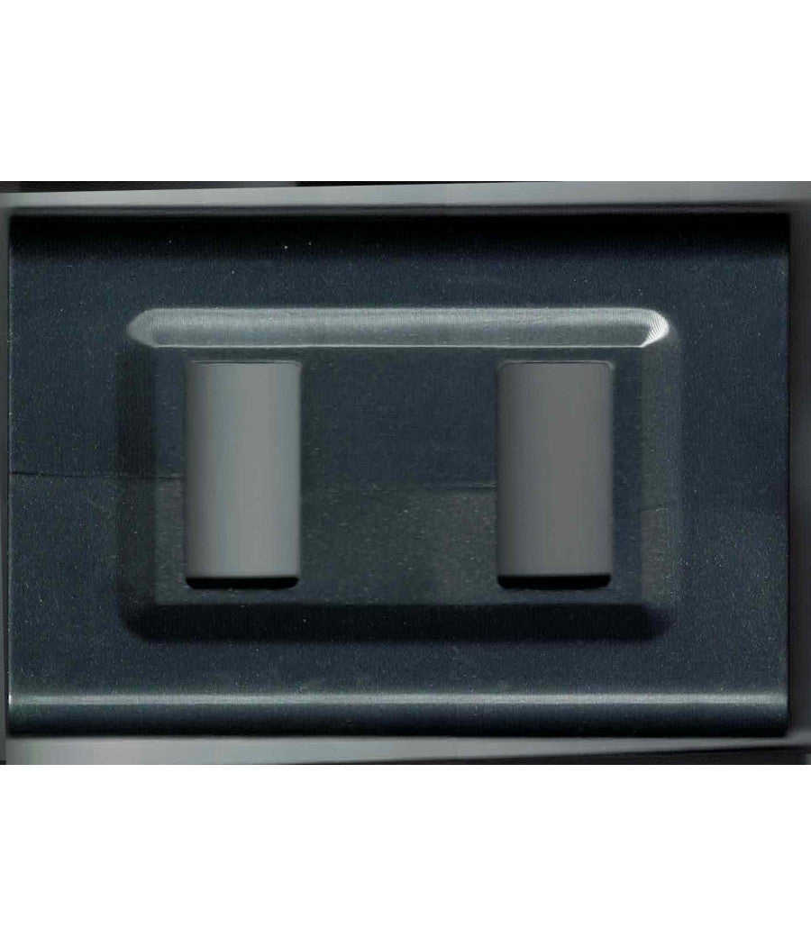 Placchette Placche In Abs Serie Magic Elite Bticino Compatibili Color Copriprese  Grigio -3 Fori     -