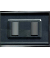 Placchette Placche In Abs Serie Magic Elite Bticino Compatibili Color Copriprese  Grigio -3 Fori     -