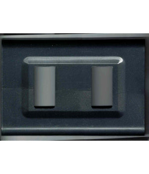 Placchette Placche In Abs Serie Magic Elite Bticino Compatibili Color Copriprese  Grigio -5 Fori     -