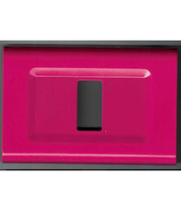 Placchette Placche In Abs Serie Magic Elite Bticino Compatibili Color Copriprese  Fucsia -3 Fori     -