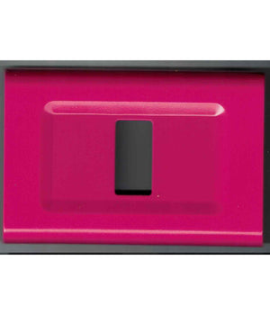 Placchette Placche In Abs Serie Magic Elite Bticino Compatibili Color Copriprese  Fucsia -3 Fori     -