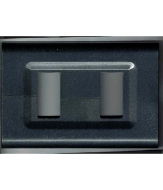 Placchette Placche In Abs Serie Magic Elite Bticino Compatibili Color Copriprese  Grigio -4 Fori     -