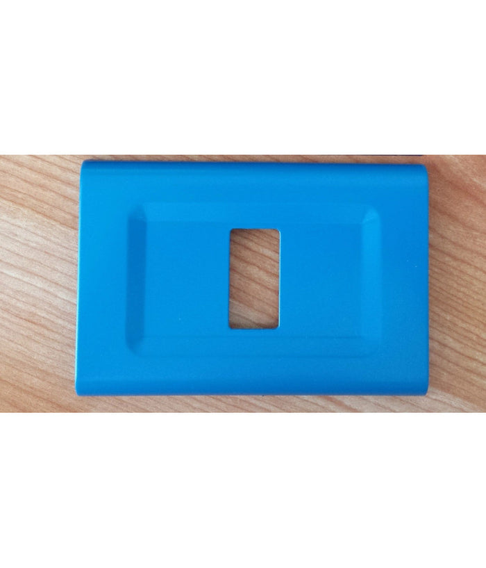 Placchette Placche In Abs Serie Magic Elite Bticino Compatibili Color Copriprese  Turchese -1 Foro     -