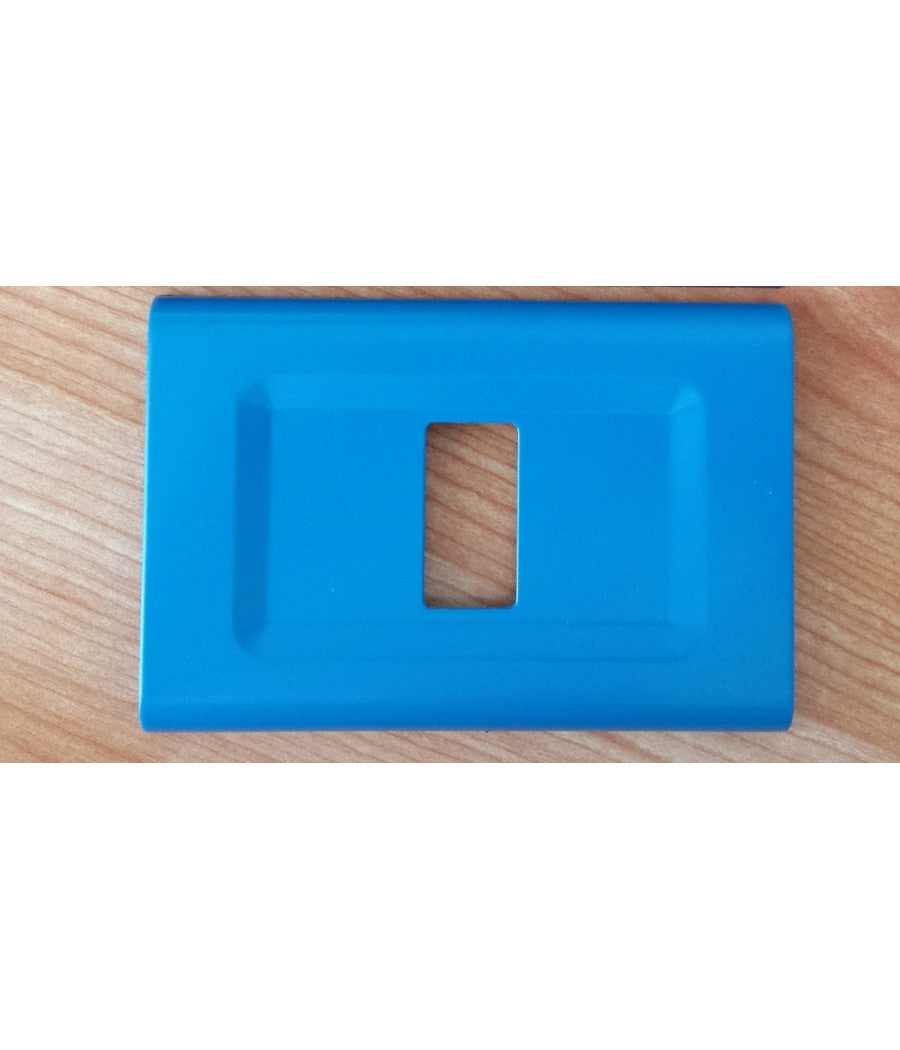 Placchette Placche In Abs Serie Magic Elite Bticino Compatibili Color Copriprese  Turchese -1 Foro     -